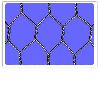 Hexagonal wire netting