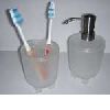 soap dispenser & toothbrush holder     