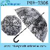 Stick Auto Open POE Fabric Vintage Style Umbrellas 