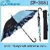 30"Fiberglass Auto Open Double Layer Golf Umbrella 