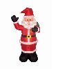 Inflatable santa claus with gift bag