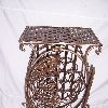 metal wine rack/rattan and iron chair/screen