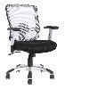 Office mesh plastic chair manager executive boss lady coating sychro tilt ergonomic design