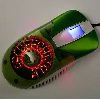 LED message scroller optical mouse