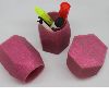 Fashion Glitter Cute & Colorful Dust-resistant Silicone Pencil Case / Pen Pot