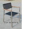 Stainless steel textline Chair