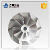 OEM factory investment casting titanium compressor wheel