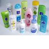 Plastic Self-adhesive Printed Labels in Cosmetics Bottle