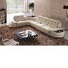 Modern Living Room Leather Corner Sofa Designs OS112