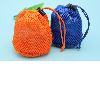 custom personalized style mesh drawstring bag pouch