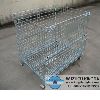 Electro galvanized collapsible mesh cage