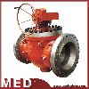 Top entry ball valves