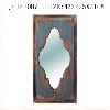 decorative wall hanging wood mirror