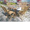 TEAK FOLDING SET FOR OUTDOOR FURNITURE