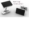 stainless steel fashion cufflink and tie pin;tie bar