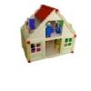 wooden dollhouse