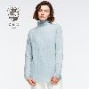 Women's stand neck wool cashmere sweater