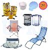 foldable laundry basket, baby doss, frisbee, beach chair etc.