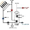 Split pressurized solar water heating system