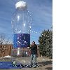 Giant inflatable bottle models