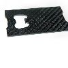 Carbon fiber bottle opener with square shape