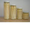 Canned white asparagus