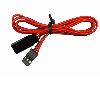 JR Extension Wire 22awg PVC Parallel Wire Brown Red Orange