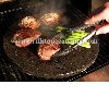 Volcanic rock grill stone cooking