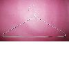 2.2mm white suit hanger