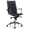 25B-1P5 black leather chair