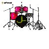 Minisize 5 Pieces Drum Kit