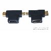 HDMI female to mini male and micro male adapter