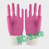 flocklined household latex glove 