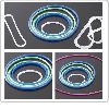 Silicone sealing ring/gasket