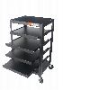 Height adjustable AV Media cart T97-6