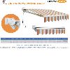 Complete cassette retractable awning