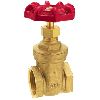 Brass gate valve