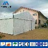 Heavy duty temporary outdoor works tent with aluminum structure